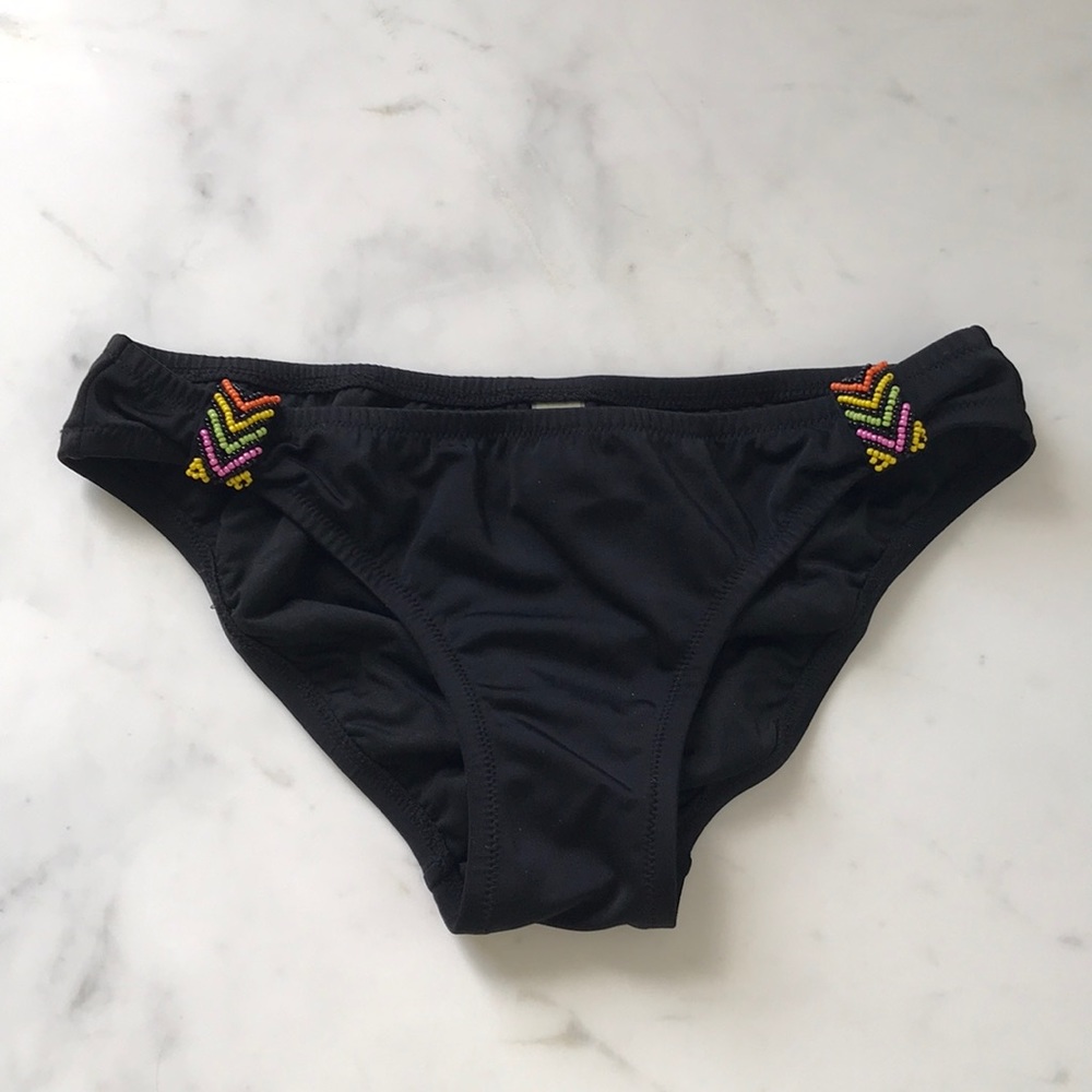 Victoria’s Secret | Black Bikini w/ Bead Detailing